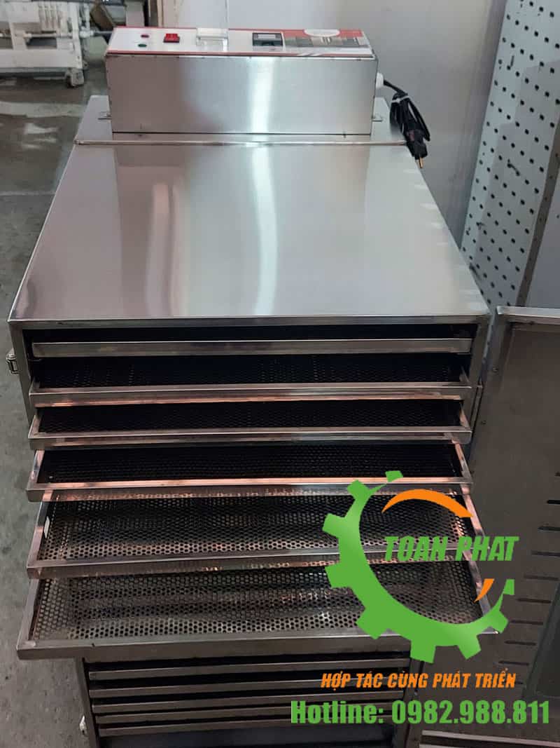 Máy sấy cá 20 khay 1 cánh