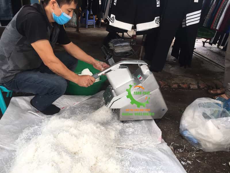 Máy nạo bào sợi dừa tươi