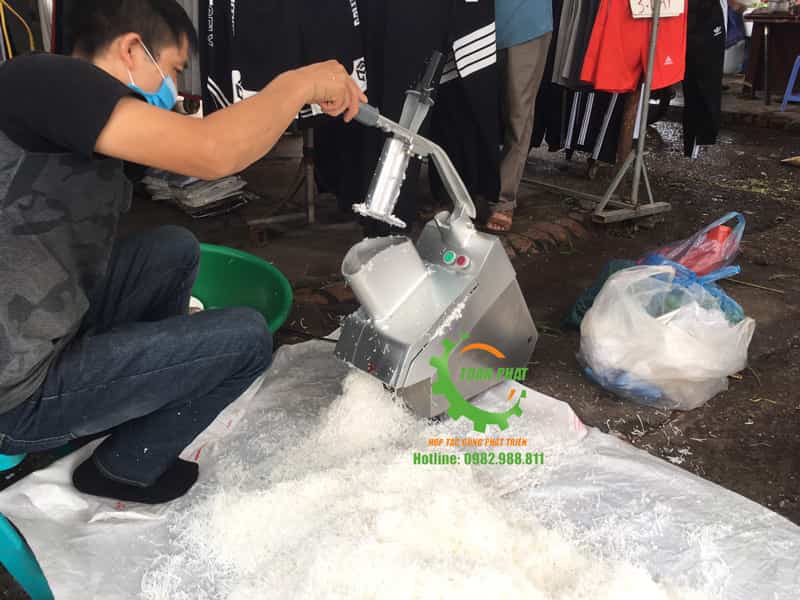 Máy nạo bào sợi dừa tươi
