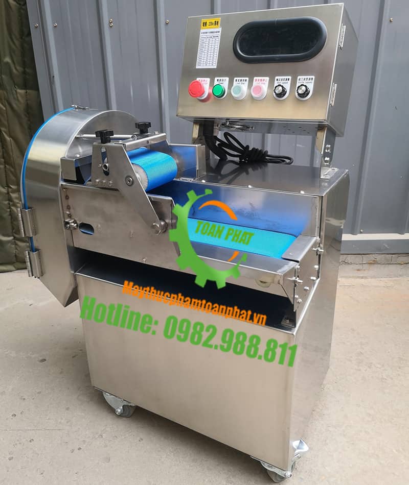 Máy thái rau củ quả dạng băng tải