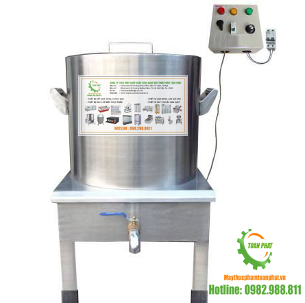 Nồi nấu phở 20L tủ điện treo tường