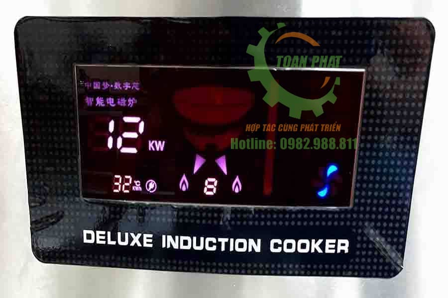 Bếp từ công nghiệp đôi mặt phẳng tròn