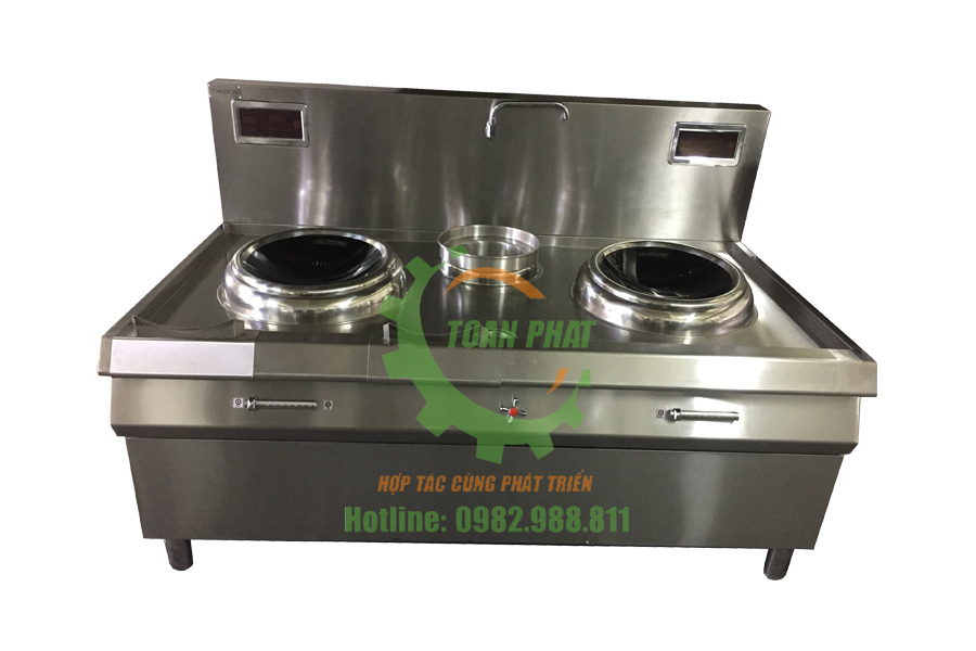 Bếp từ công nghiệp đôi mặt lõm chảo rời
