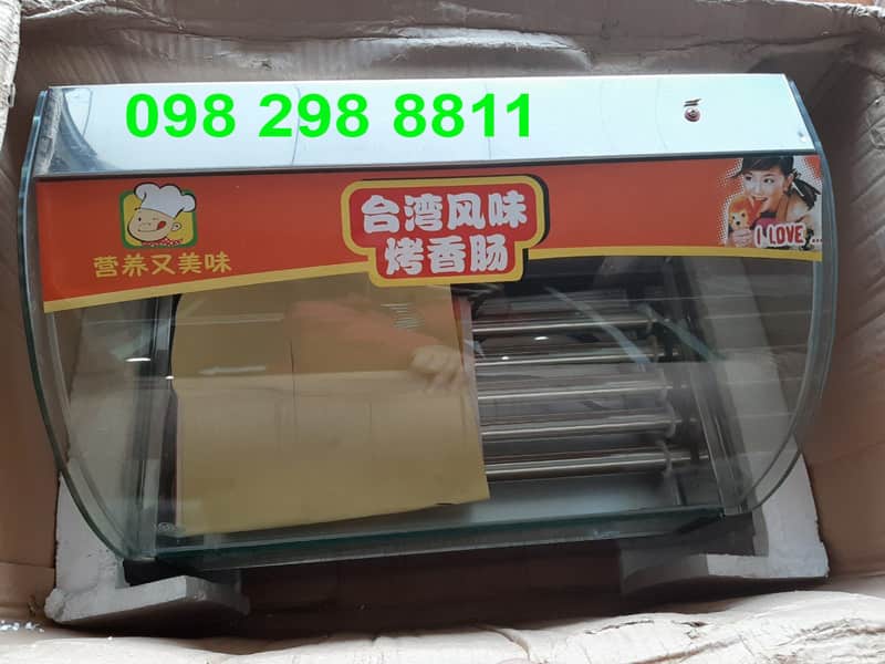 Máy nướng xúc xích 5 thanh nhiệt