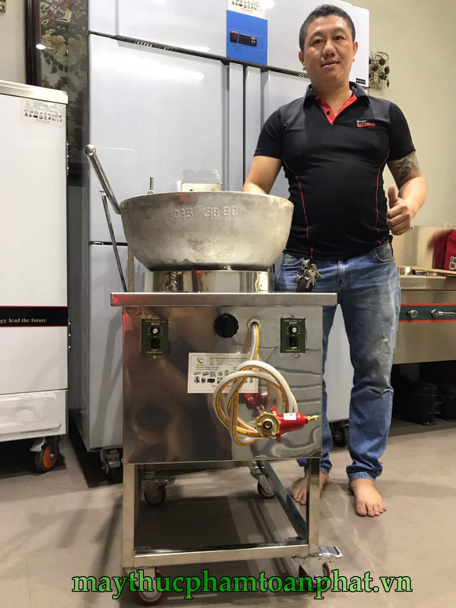 Máy Rang Cơm Chảo Gang Toàn Phát
