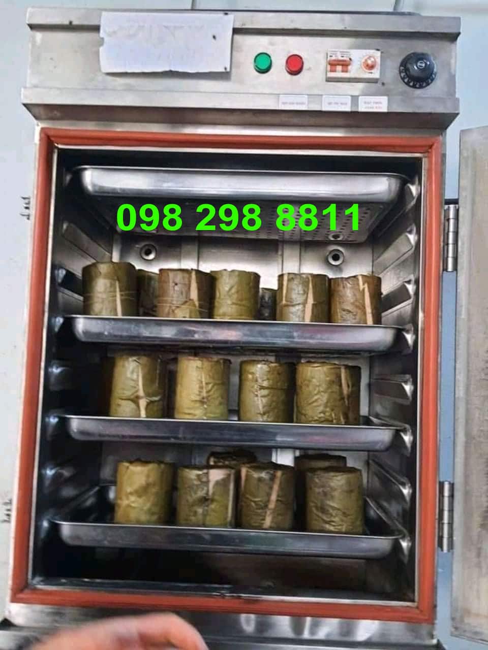 Tủ hấp giò chả công nghiệp