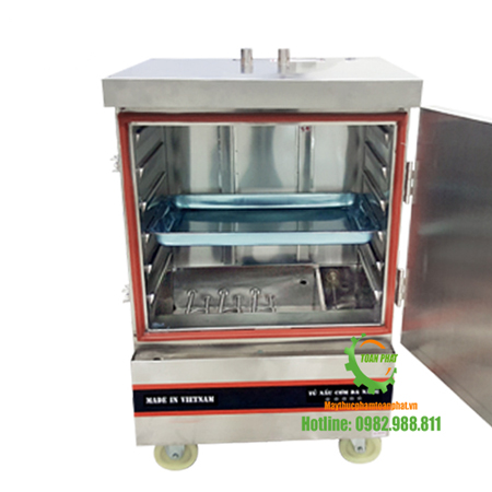 Tủ nấu cơm công nghiệp sử dụng điện 6 khay