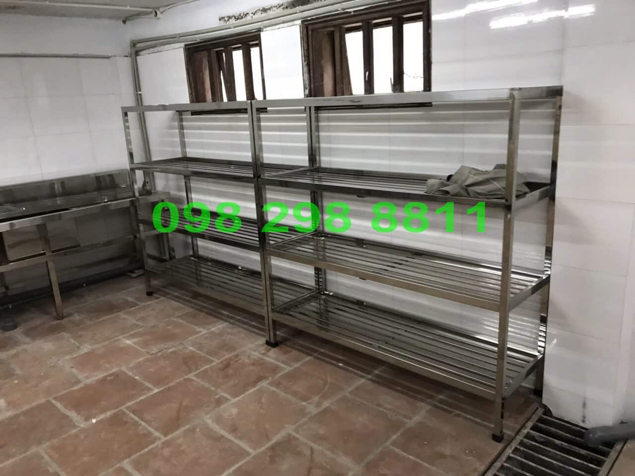 Giá kệ inox 5 tầng