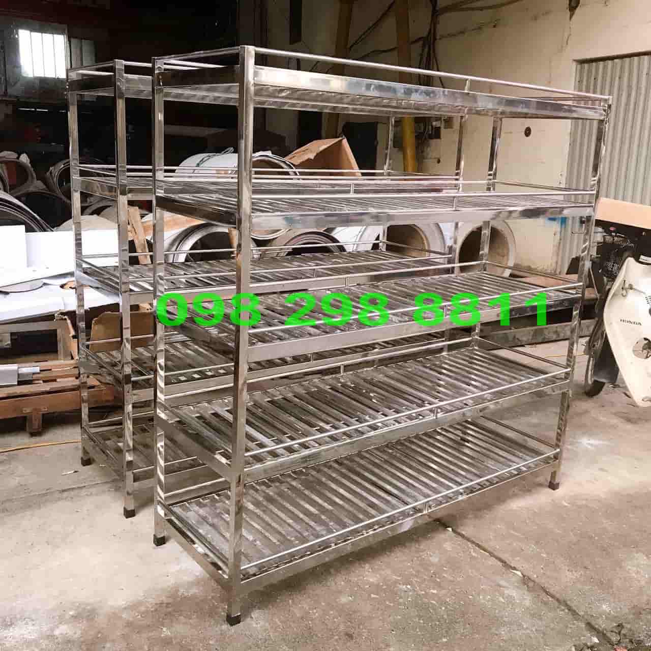 Giá kệ inox 5 tầng
