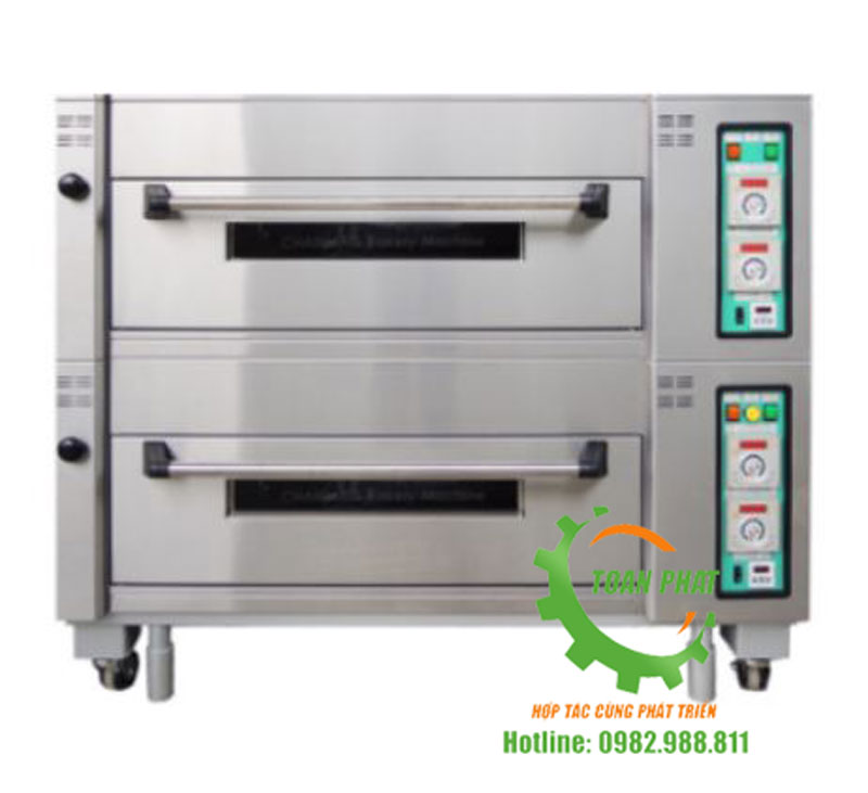 Lò nướng bánh 2 tầng 4 khay Chanmag Đài Loan