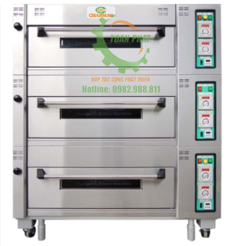 Lò nướng bánh 3 tầng 9 khay Chanmag Đài Loan