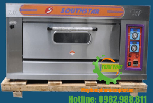 Lò nướng 1 tầng 2 khay gas