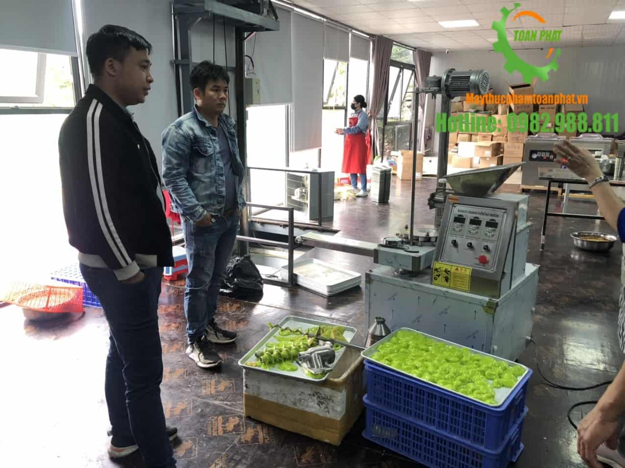 Máy làm bánh cốm, bánh phu thê - bánh xu xê