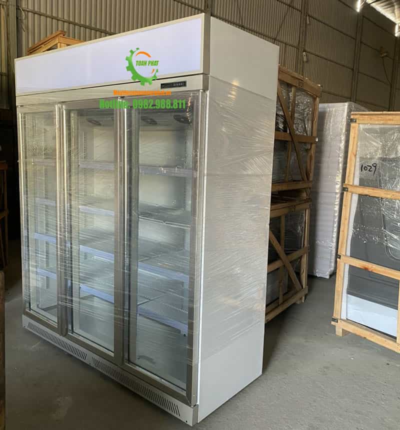 Tủ mát 3 cánh kính
