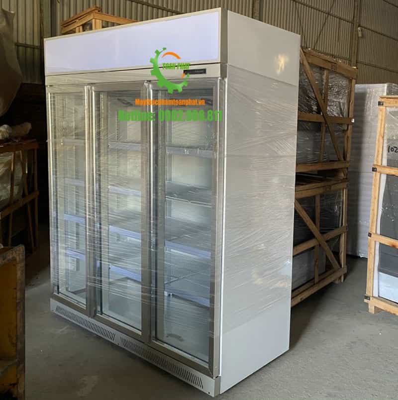 Tủ mát 3 cánh kính
