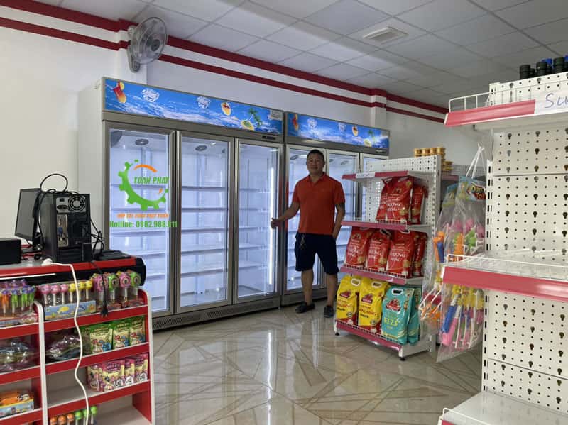 Tủ mát 3 cánh kính