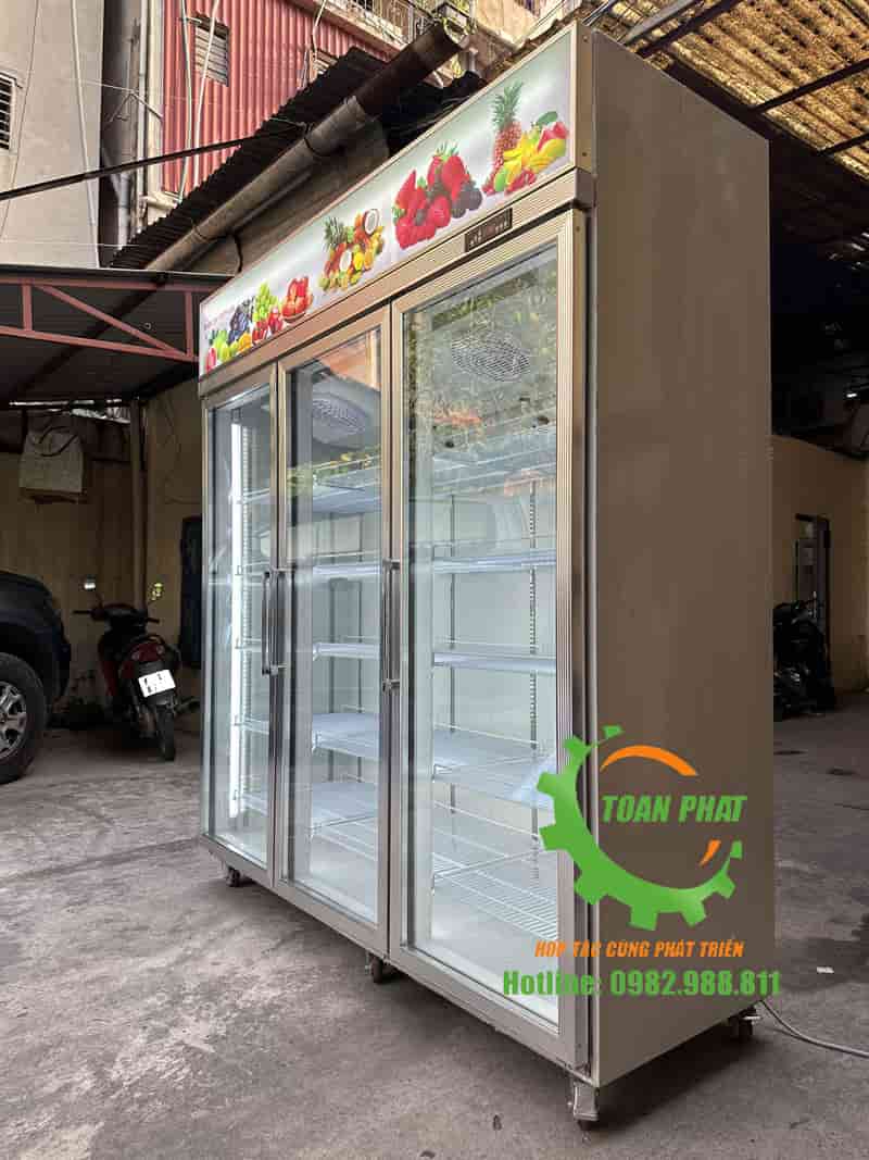 Tủ mát 3 cánh bảo quản hoa tươi
