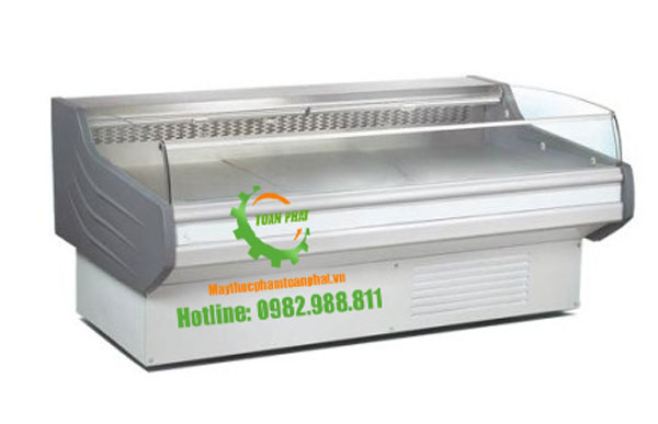 Tủ mát trưng bày bảo quản thịt tươi cửa hở