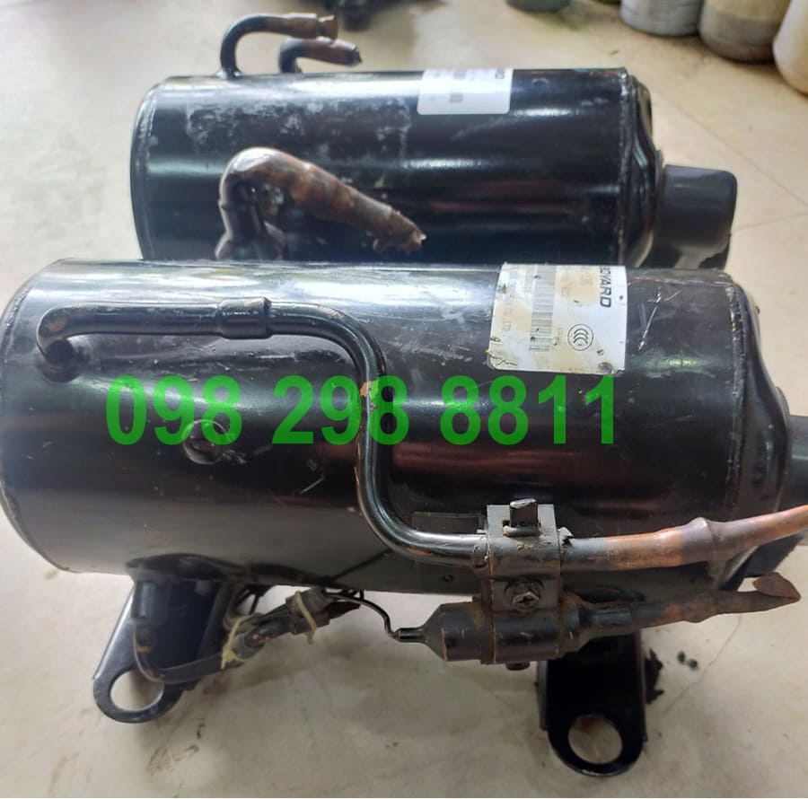 Máy nén nằm ngang tủ mát siêu thị