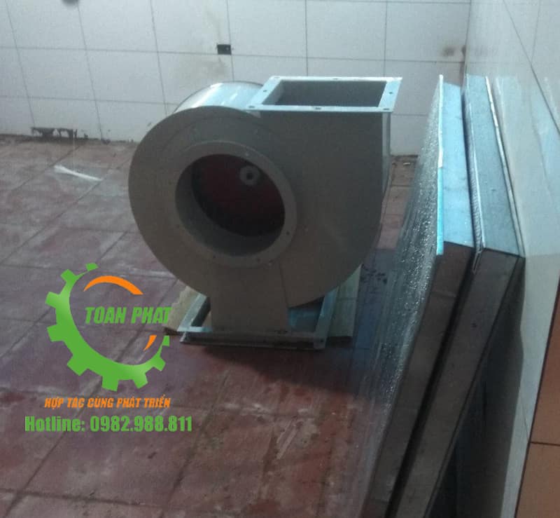 Quạt gió ly tâm tum hút mùi, chụp hút khói