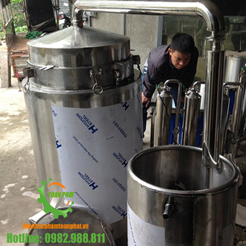 NỒI CHƯNG CẤT TINH DẦU BẰNG ĐIỆN 50L