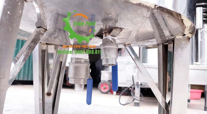 Nồi nấu rượu bằng điện 50kg/mẻ