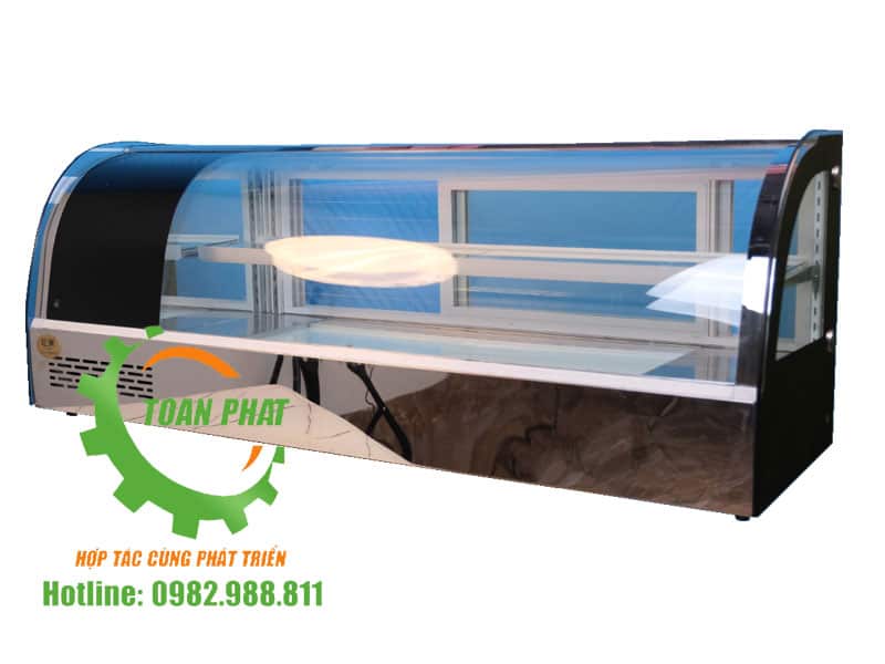 Tủ trưng bày Sushi 1,8m 2 tầng